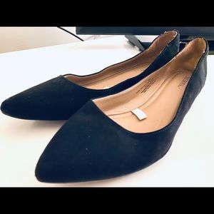 Merona Black Pointy Toes Flats
